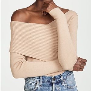 Asymmetrical long sleeve
